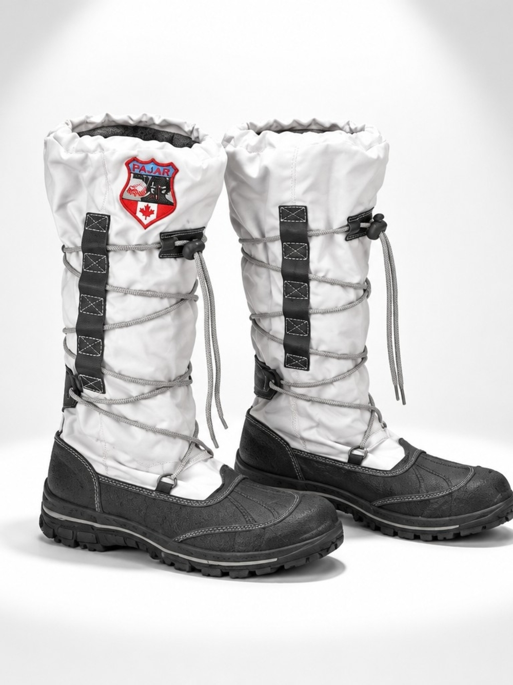 Pajar Canada Iceland Winter Boot White And Brown SZ 40